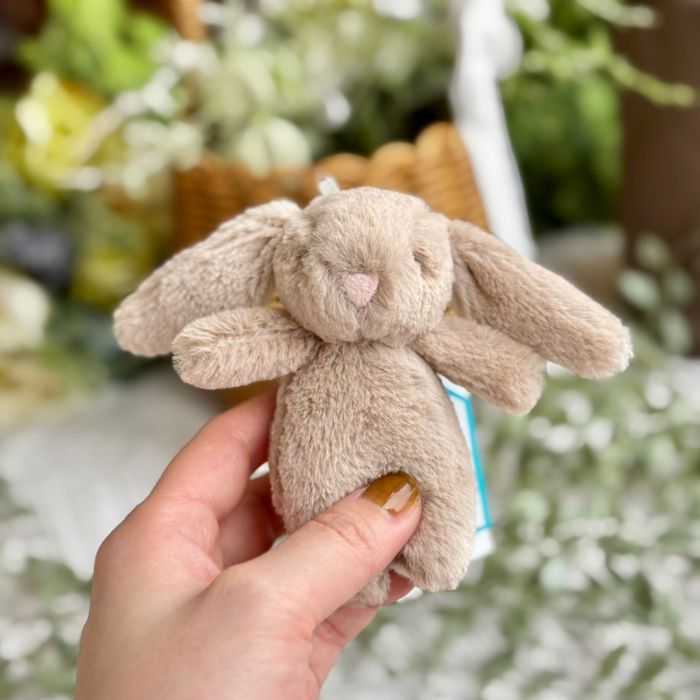 Bashful Beige Bunny Bag Charm03