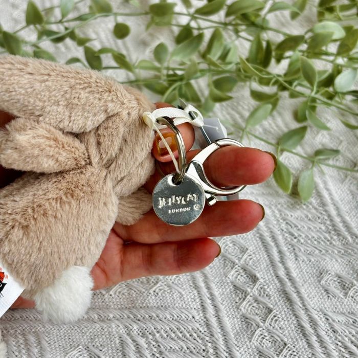 Bashful Beige Bunny Bag Charm07