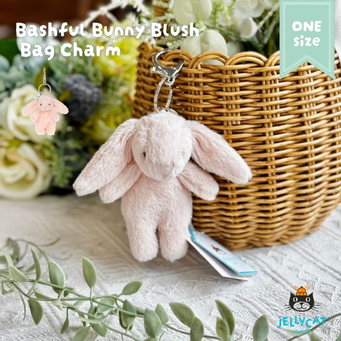 Bashful Bunny Blush Bag Charm