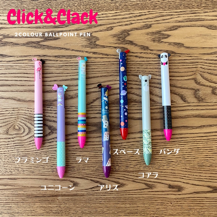 Click&Clack 2色ボールペン　パンダ06