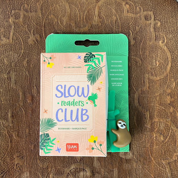 Slow Readers Club ブックマーク ナマケモノ