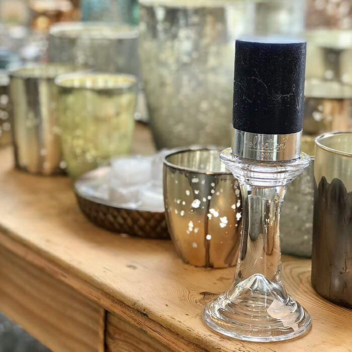 姫路市の雑貨店「PORTUS」カフェも併設｜ガラスキャンドルスタンド Grace