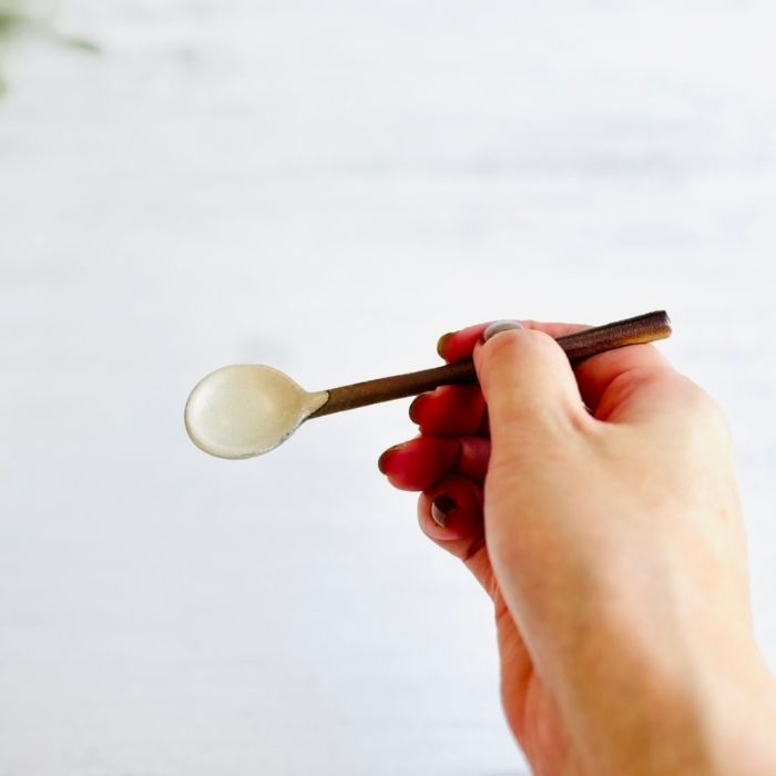POTTERY SPOON ホワイト05