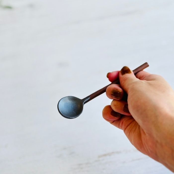 POTTERY SPOON ブラック06