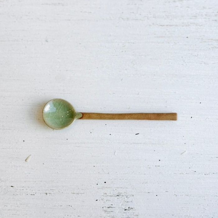 POTTERY SPOON グリーン02