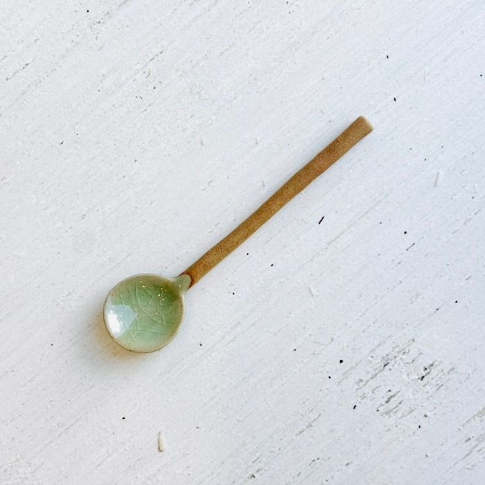 POTTERY SPOON グリーン04