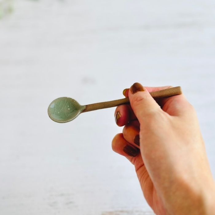 POTTERY SPOON グリーン06