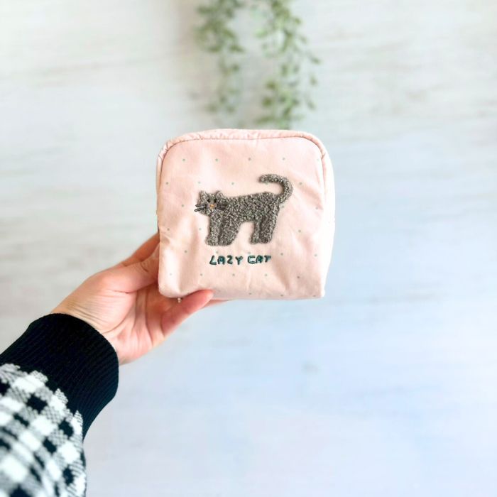 ピッコロット　ボックスポーチ　ねこ02