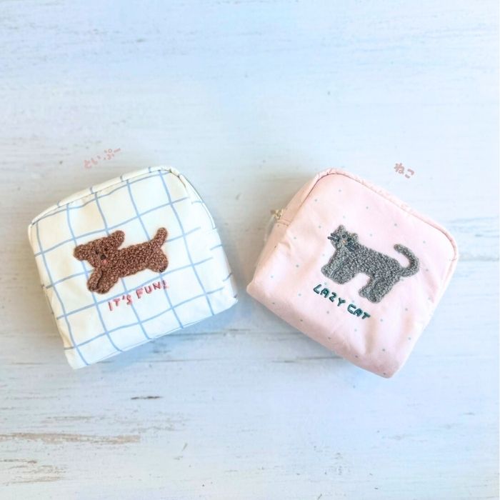 ピッコロット　ボックスポーチ　ねこ07