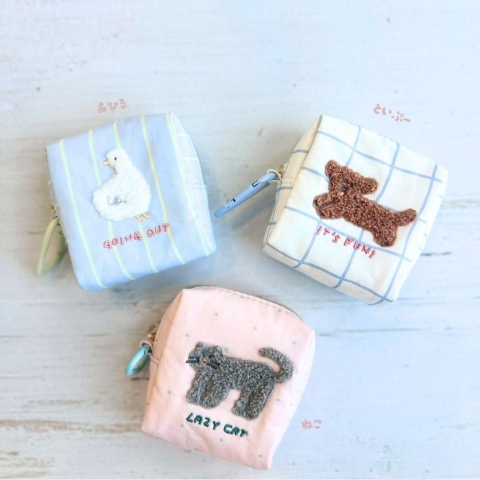 ピッコロット ミニポーチ あひる08