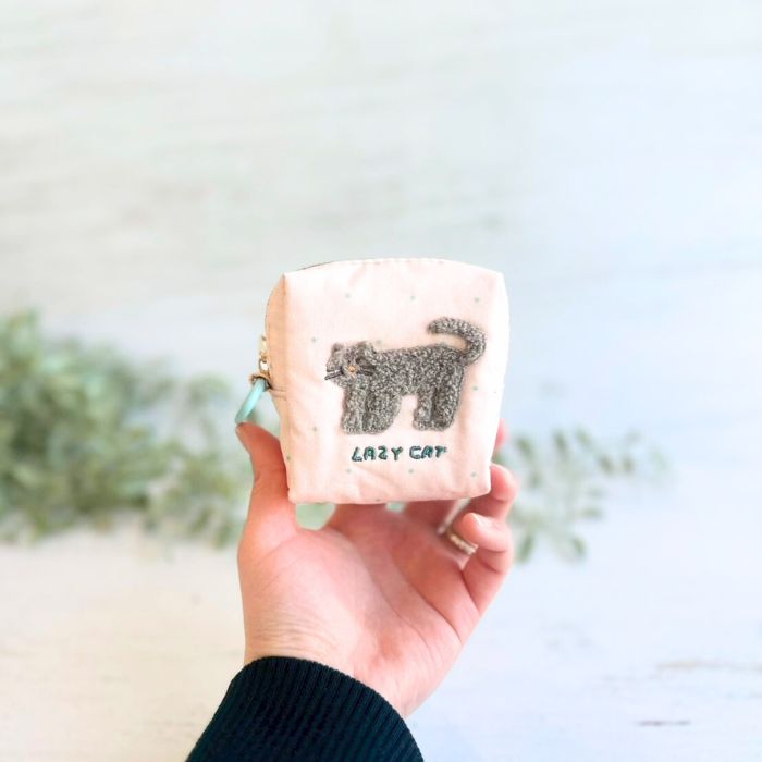 ピッコロット　ミニポーチ　ねこ02