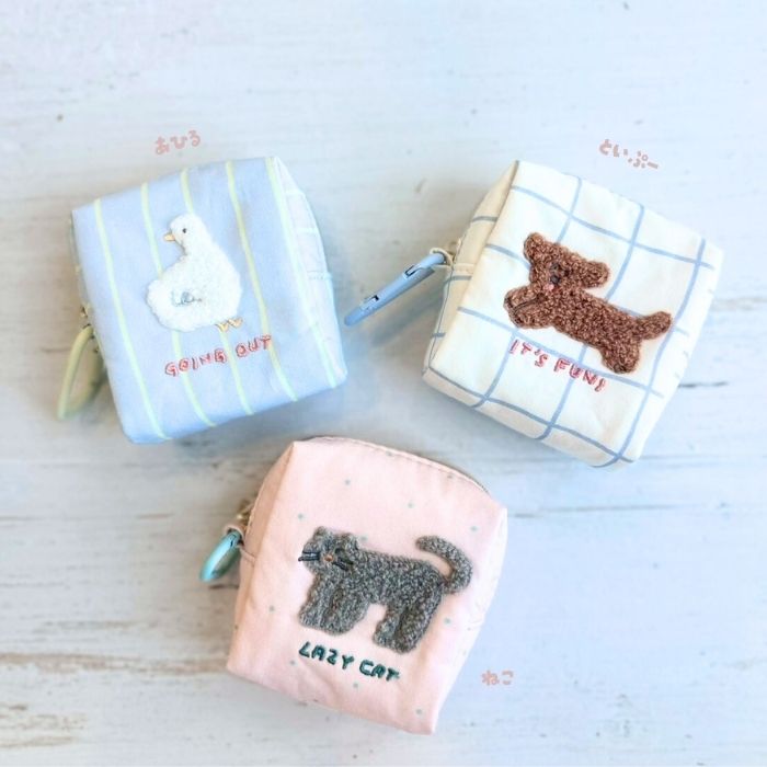 ピッコロット　ミニポーチ　ねこ08