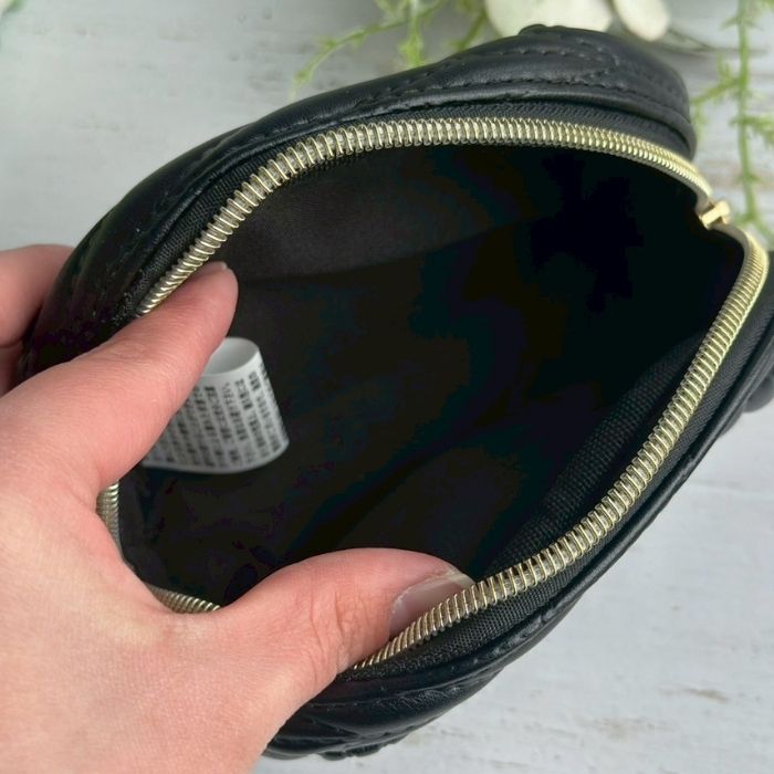 ポーチ メイクポーチ 化粧ポーチ キルト ロージア ブラック05