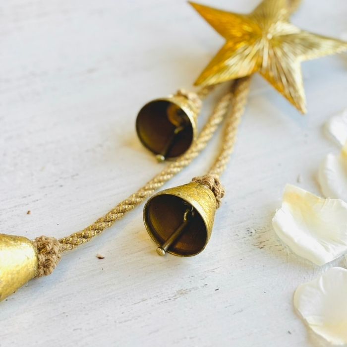 Asian Luxury クリスマスドアベル ゴールド05