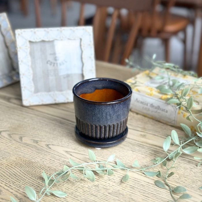 STREAK Pot&Saucer Graynavy03
