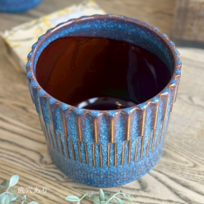 BRANCH　pot&saucer S Blue03