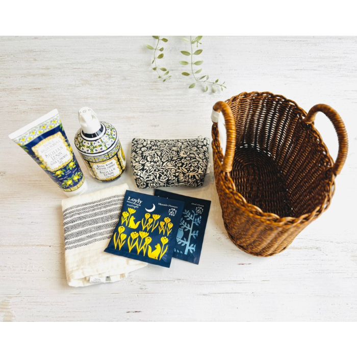 UTILE オーバルハンドルバスケット S ブラウン02