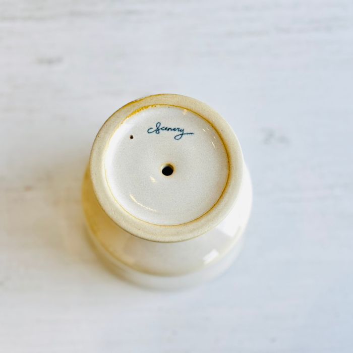 Sceneryvase スタンドポット アイボリー04