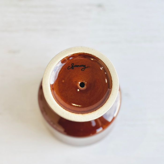 Sceneryvase スタンドポット ブラウン04