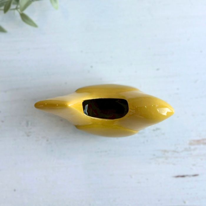 Sceneryvase バードフラワーベース S イエロー04