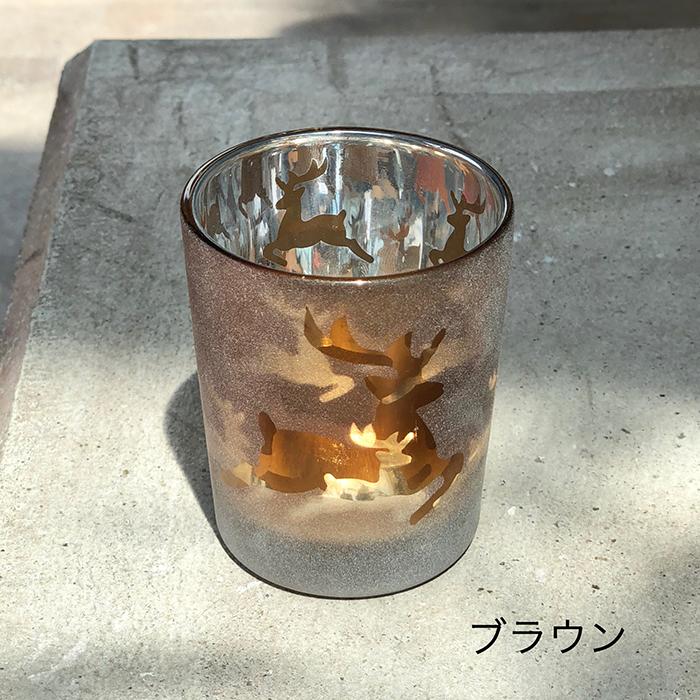 BEHAVE ガラスティーライト レインディア―S/ブラウン01
