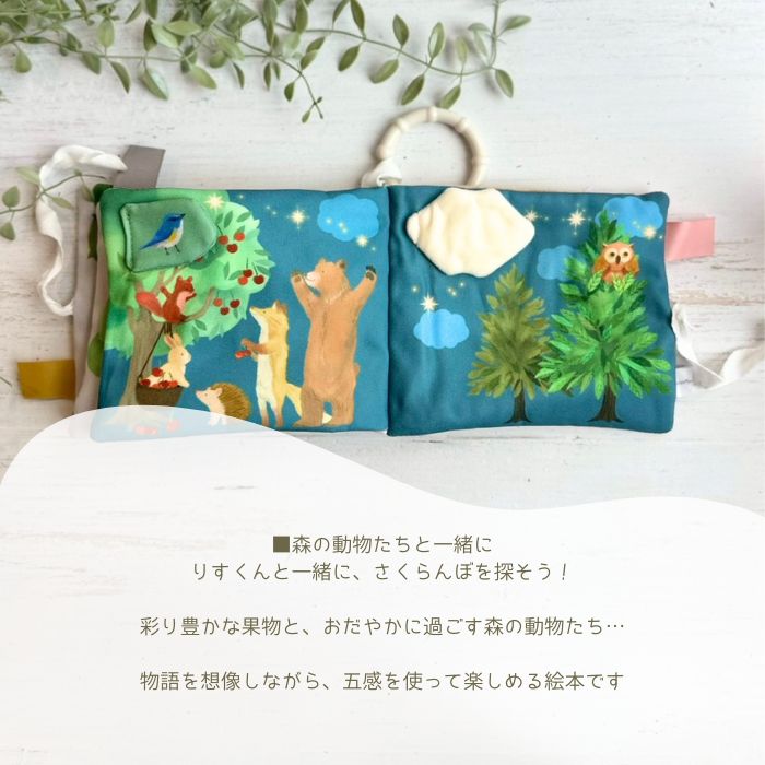 ふんわりえほんギフトセット　りす02