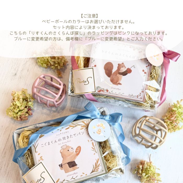 ふんわりえほんギフトセット　りす05