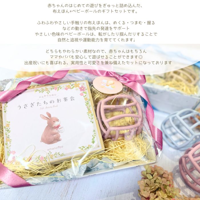 ふんわりえほん　ギフトセット　うさぎ01