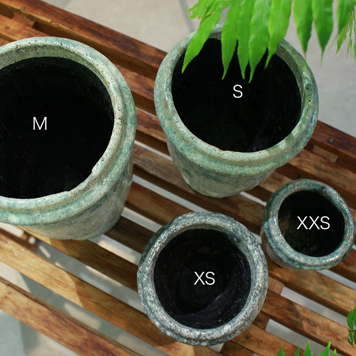 ＭＥＬＳ　鉢カバー　XXSサイズ　陶器　　鉢カバー　観葉植物02